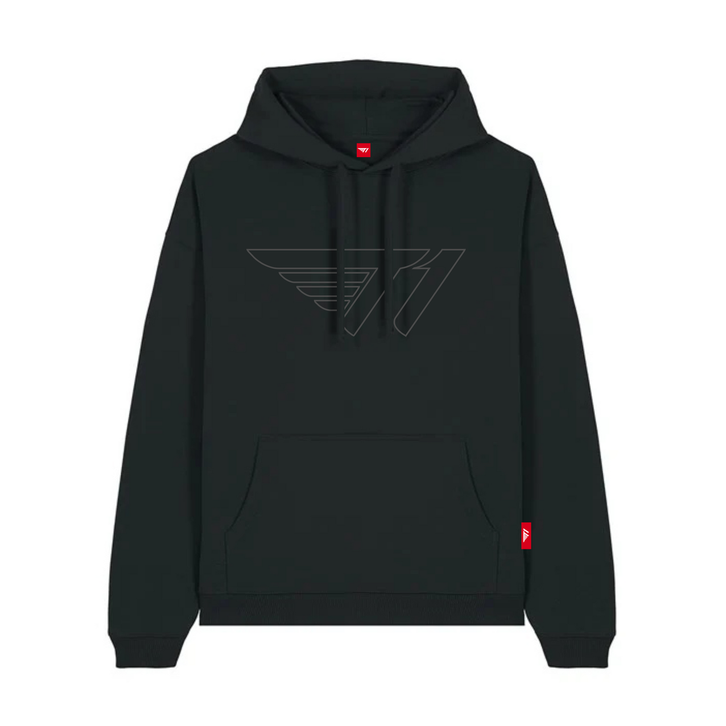 T1 Mono Outline Pullover Hoodie
