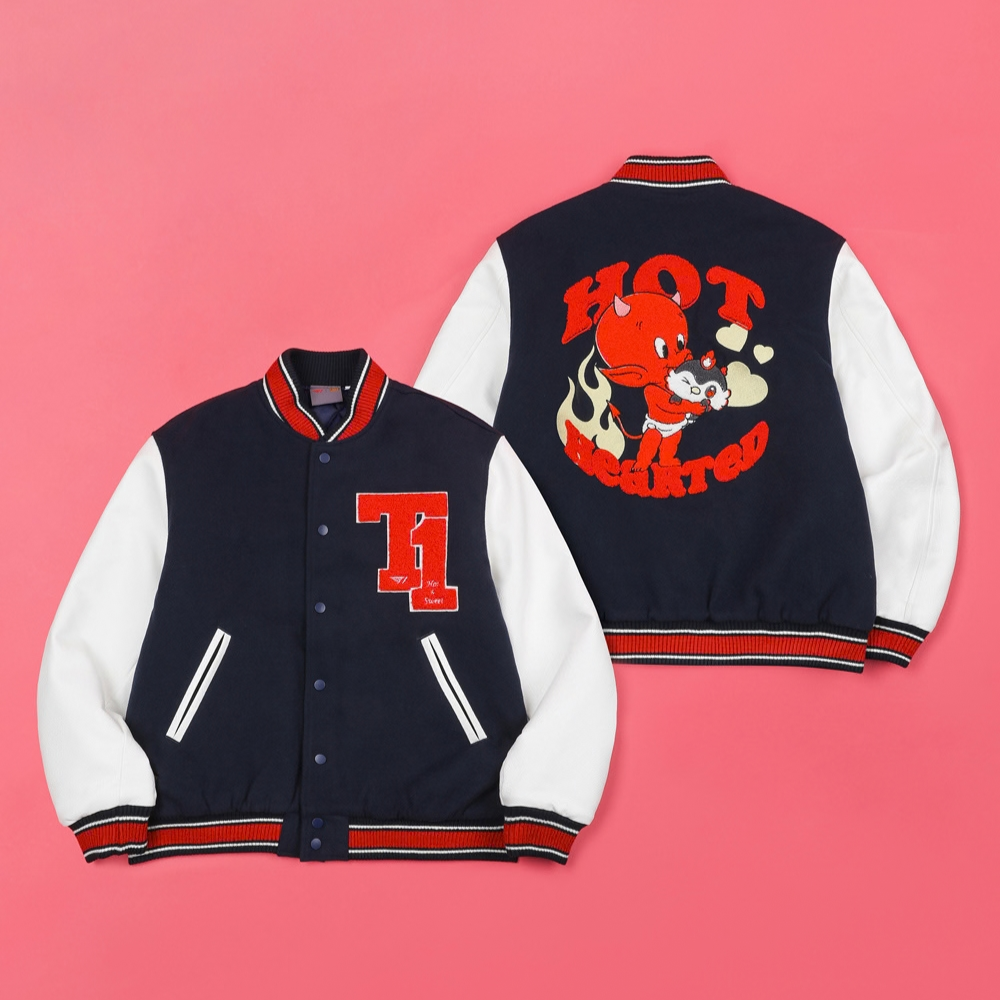 [T1 x Hot Stuff] Varsity Jacket