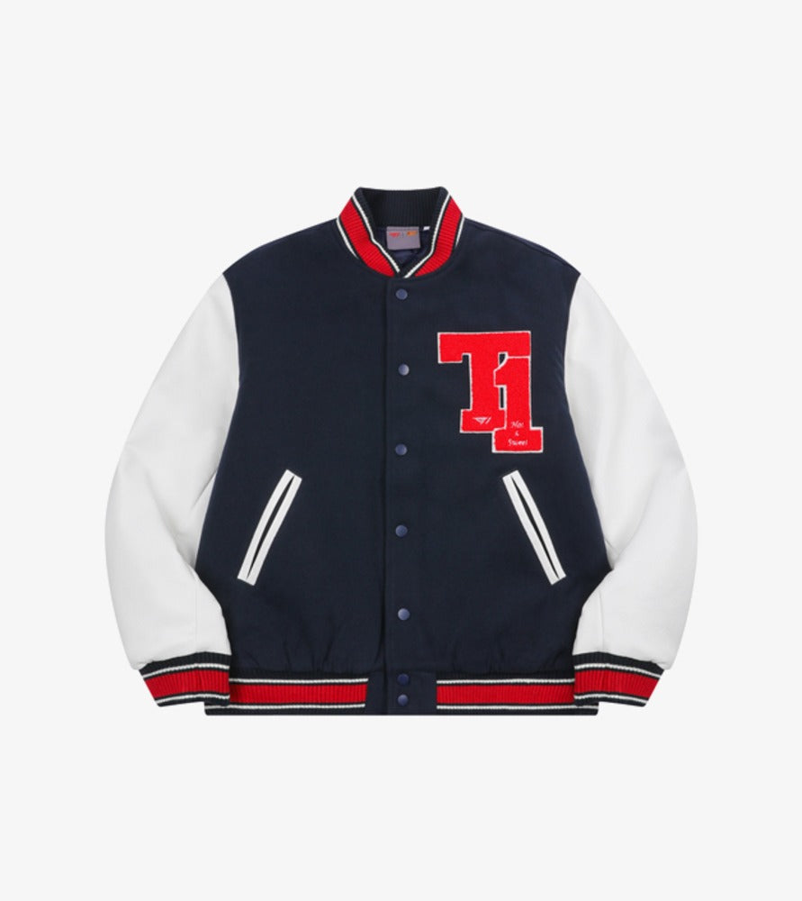 [T1 x Hot Stuff] Varsity Jacket